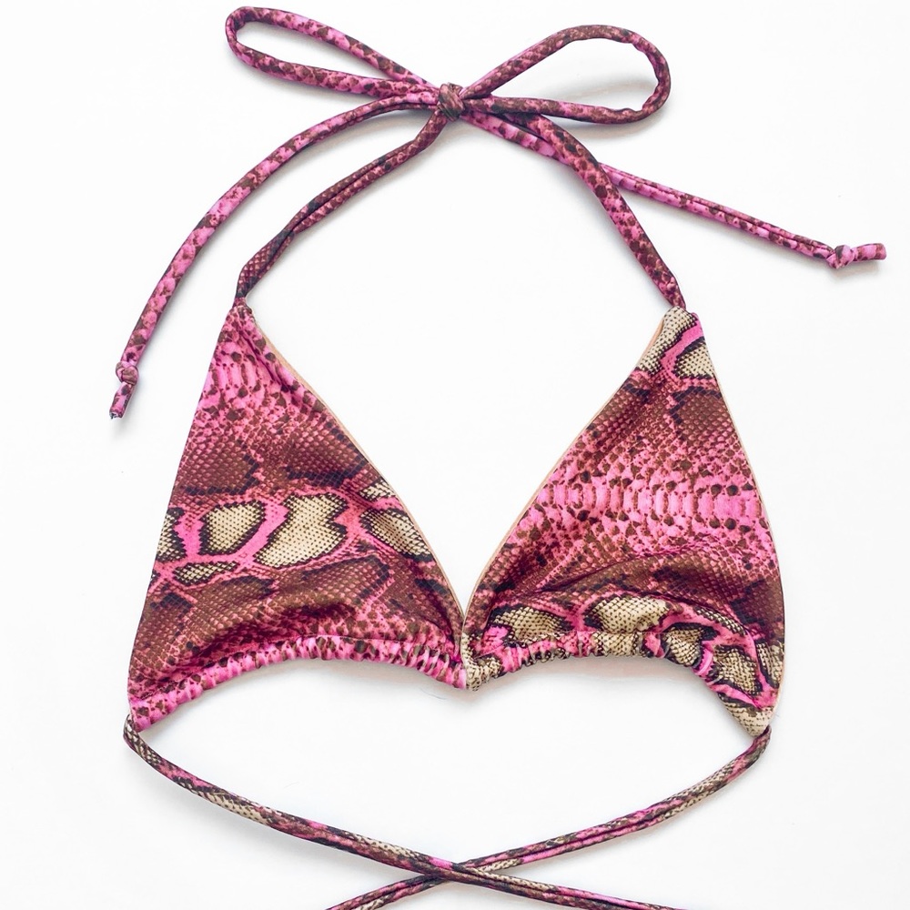 The Volt sample - Pink Snake Bikini - XS